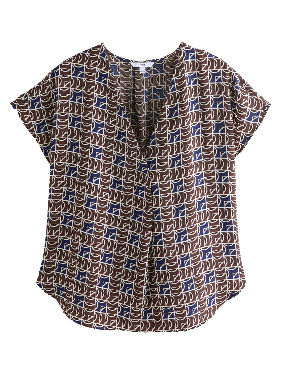 

Блузка Next, цвет Blue/Brown