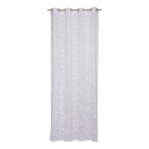 

Штора с люверсами Esprit Home Gingko, 250 см, белый