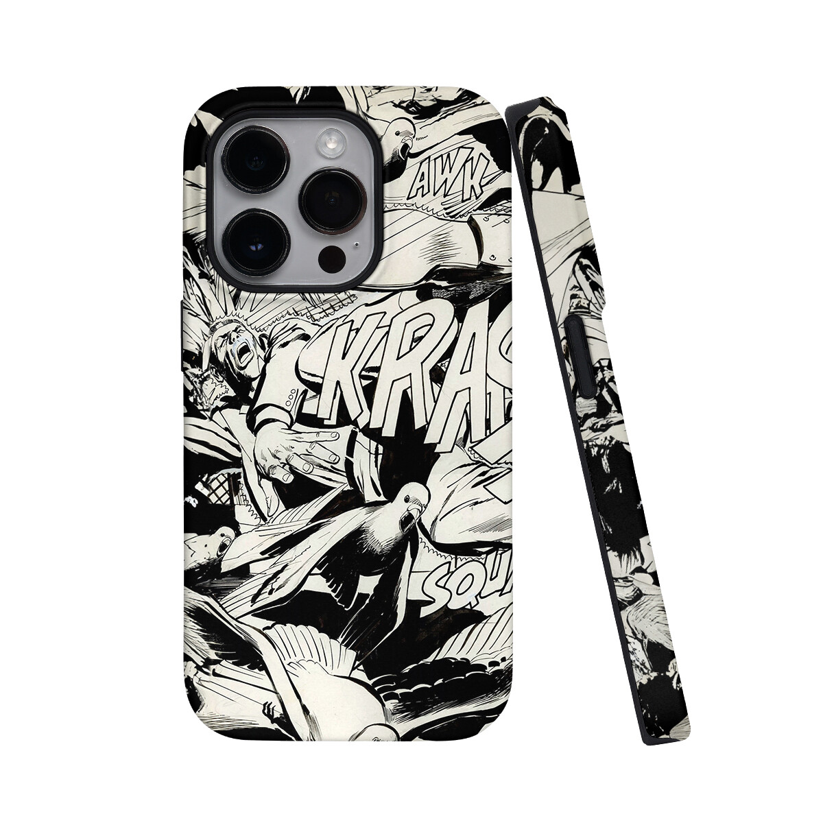 

Чехол для телефона Keshami, Retro comics 2-in-1 anti-fall shell