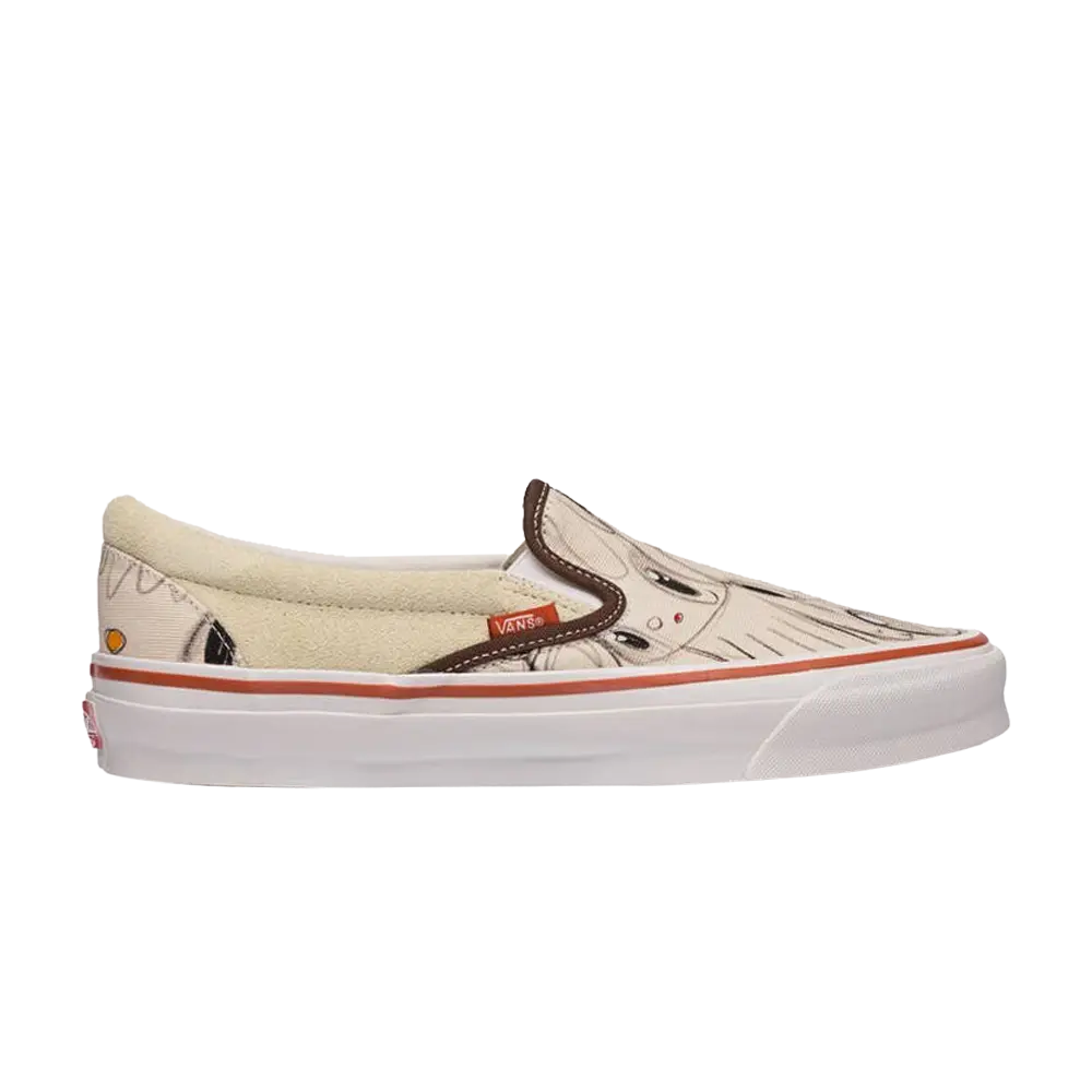Слипоны Javier Calleja x OG Classic Slip-On LX Vans, коричневый