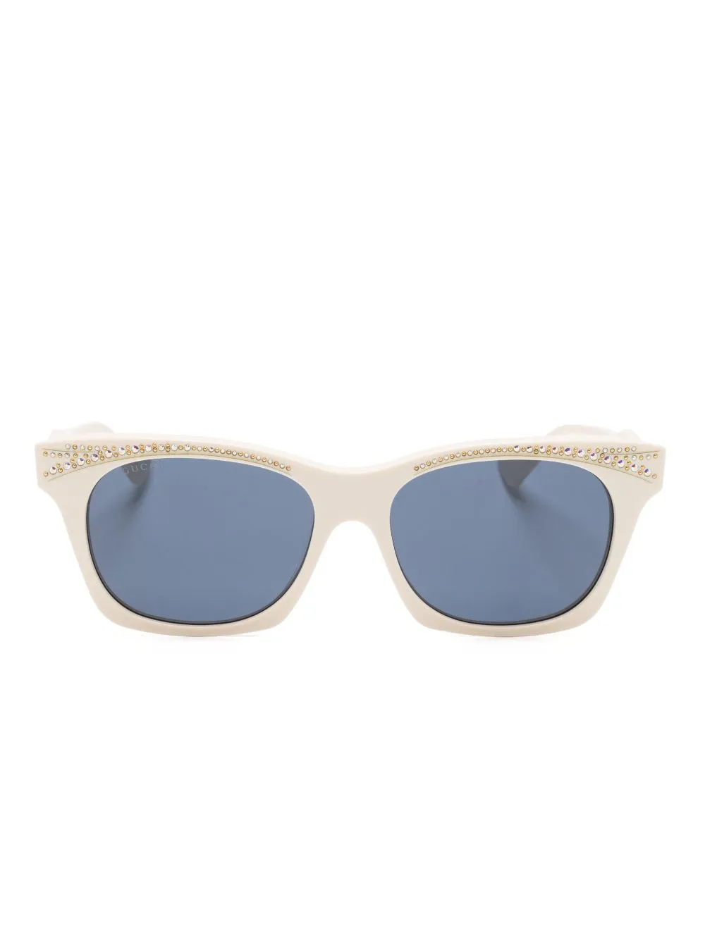 

Солнцезащитные очки в прямоугольной оправе Gucci Eyewear, белый