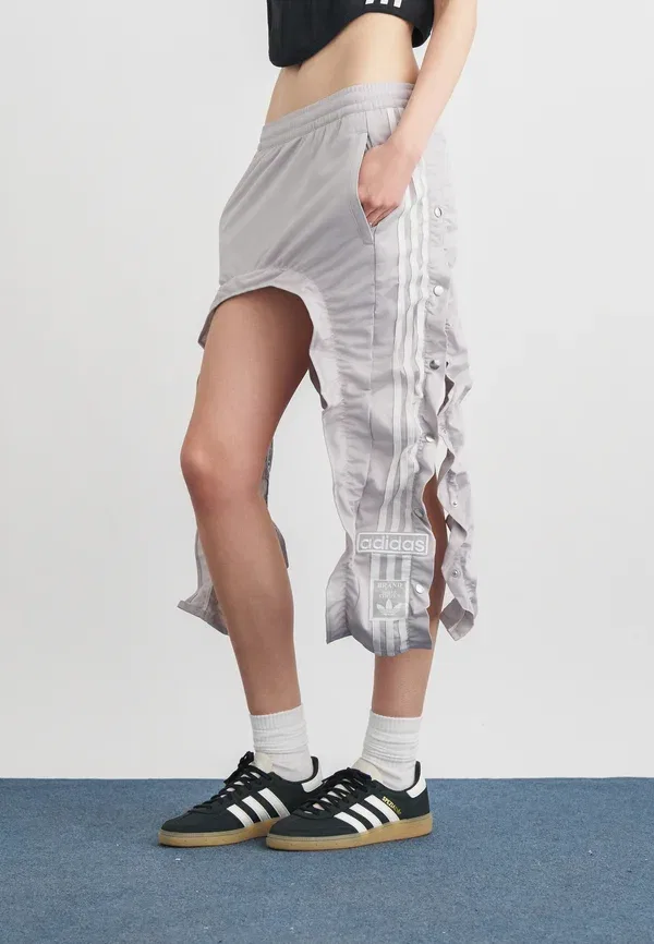 Мини-юбка Adidas Originals, серый