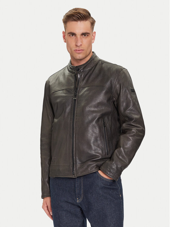 

Кожаная куртка regular fit Cleary 80000863 Joop!, серый