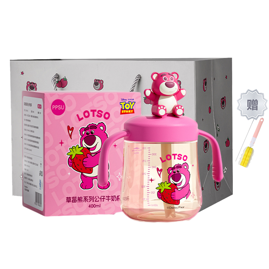 

Пластиковая бутылка для воды ZOKCL Lotso Collection Mickey Collection Collaboration 330 мл Disney, розовый