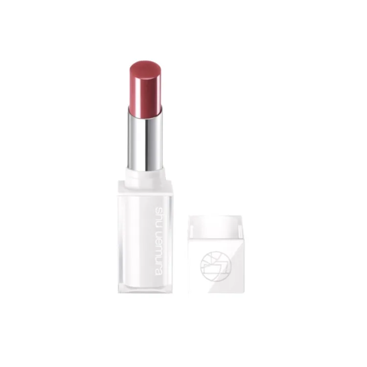 Shu Uemura Увлажняющий блеск для губ с эффектом шелка и ощущением голой кожи, легко растушевывается OR583/BG923/BR793, #KN RD168 Garnet Red