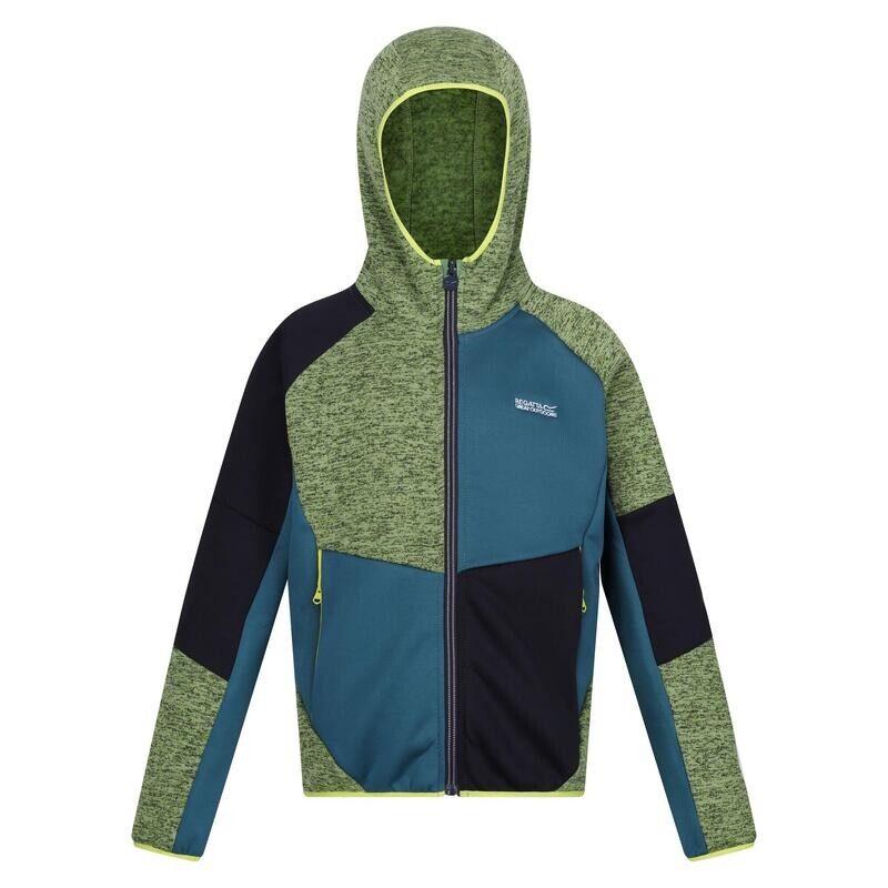 

Детский флис Regatta, цвет green/blue/navy blue