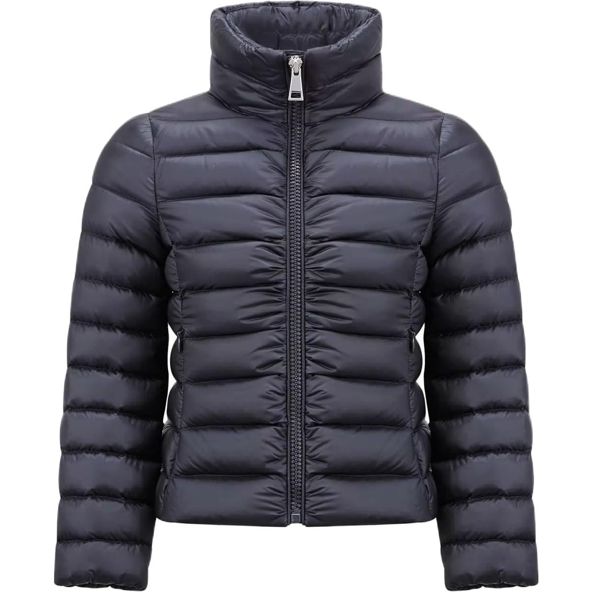 Детская пуховая куртка Ige с капюшоном Moncler, marine синий