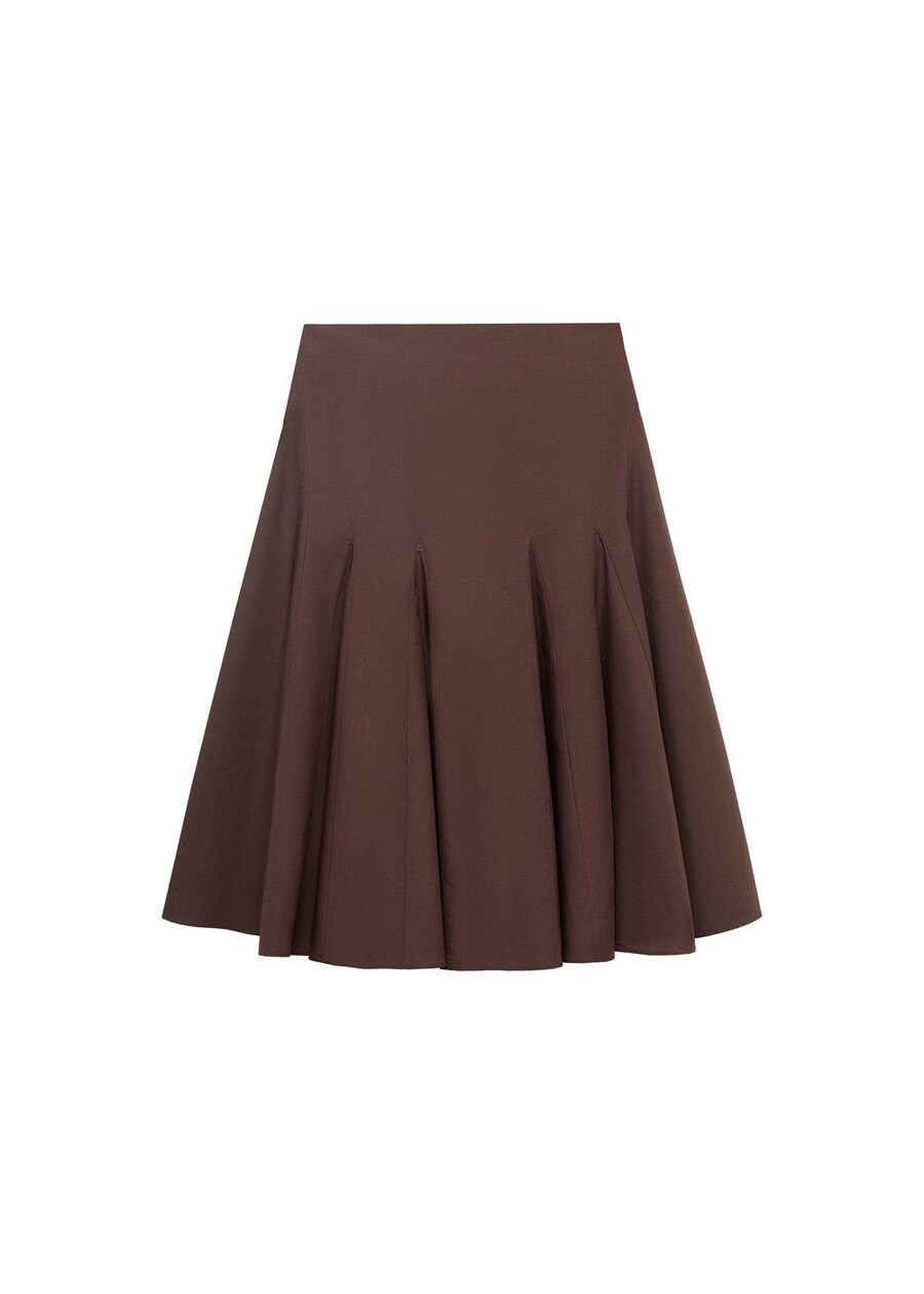 

Миди юбка MANGO, Brown