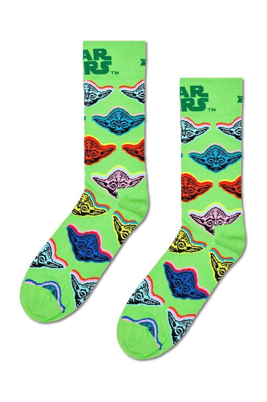 

Носок Йоды из коллаборации с Звездными войнами Happy Socks, зеленый