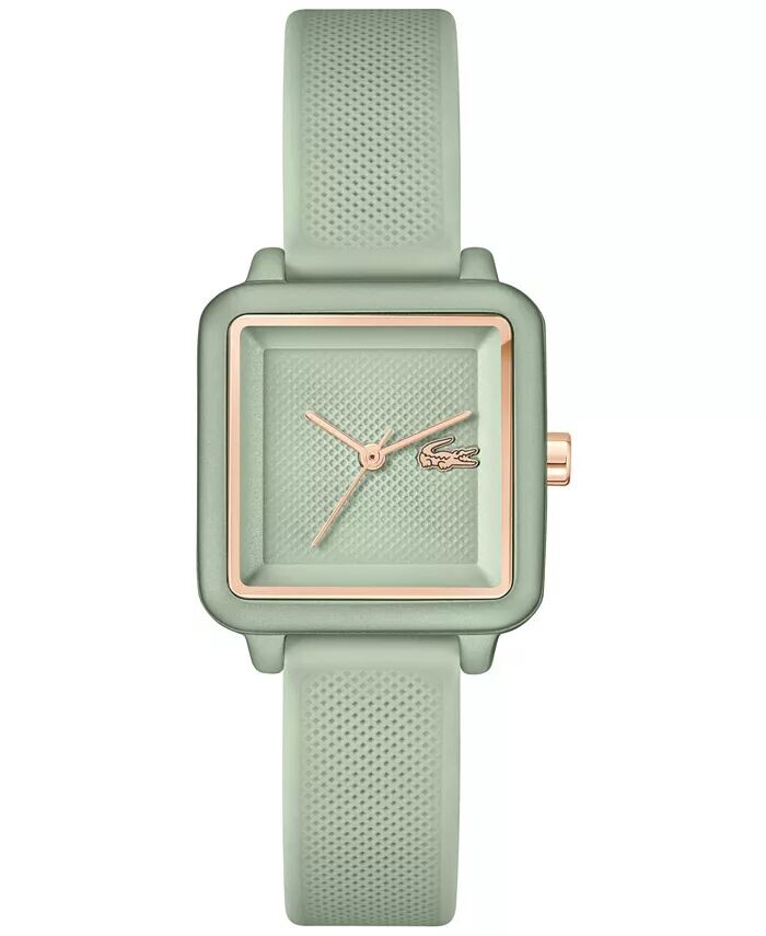 

Женские часы Lacoste 12.12 Flow Green на силиконовом ремешке 26 мм, зеленый