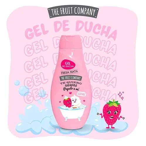 Клубничный кремовый гель для душа 600 мл THE FRUIT COMPANY — фото 2