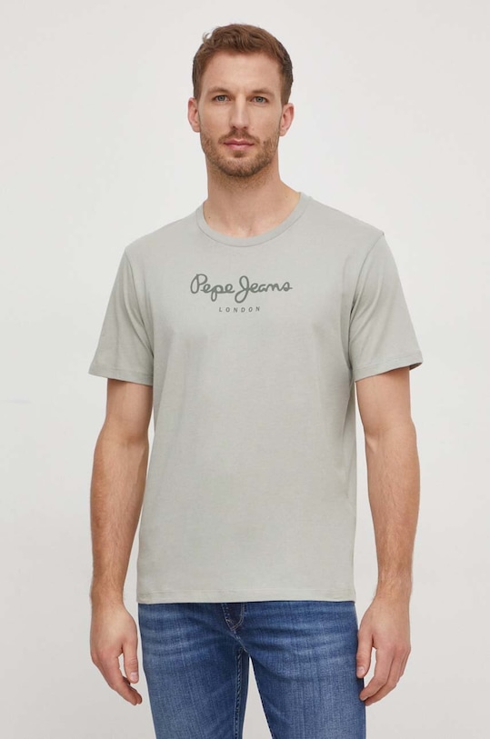 

Футболка хлопковая Eggo Pepe Jeans, зеленый