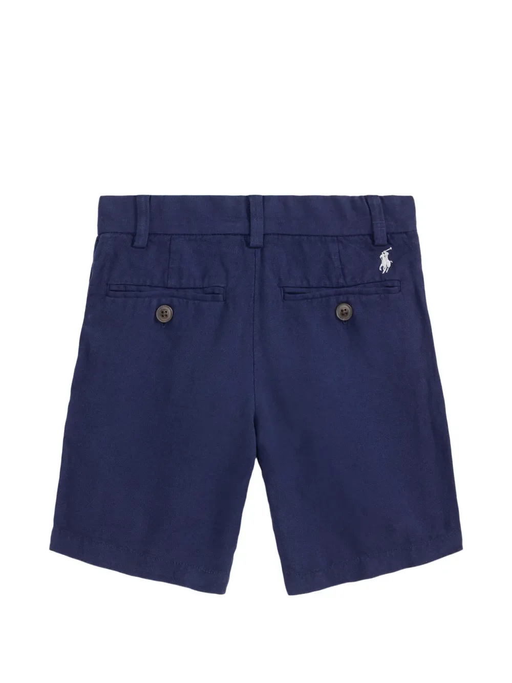 Шорты с вышитым логотипом POLO RALPH LAUREN KIDS, синий — фото 2