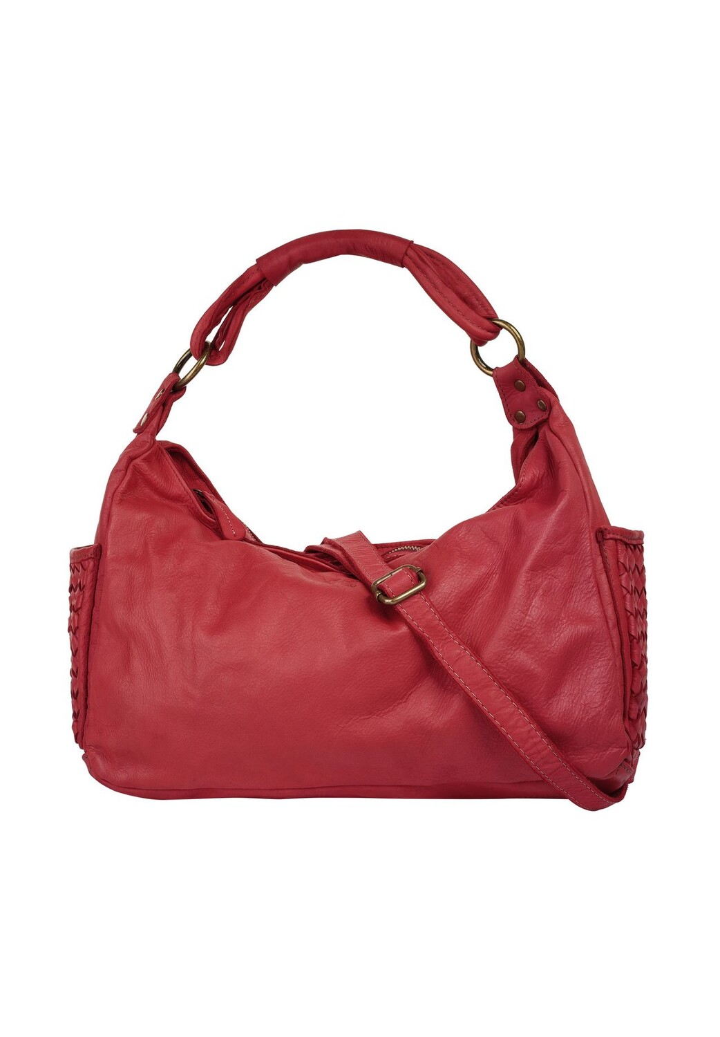 

Сумочка, натуральная кожа, производство Италия Samantha Look, красный