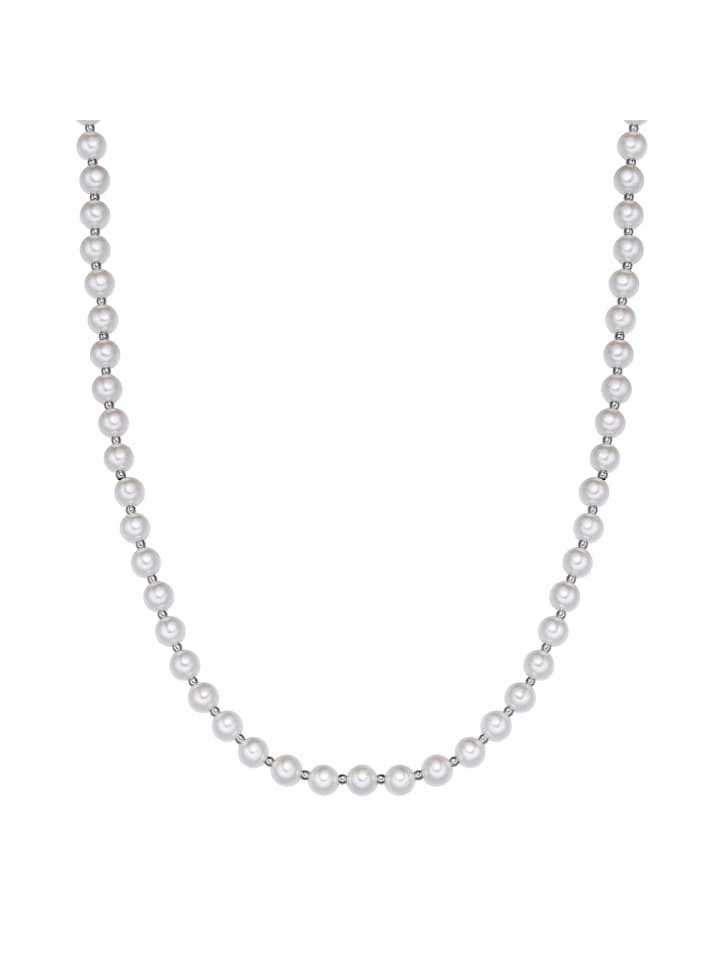 

True Rebels Колье из нержавеющей стали с белой жемчужиной из ракушки