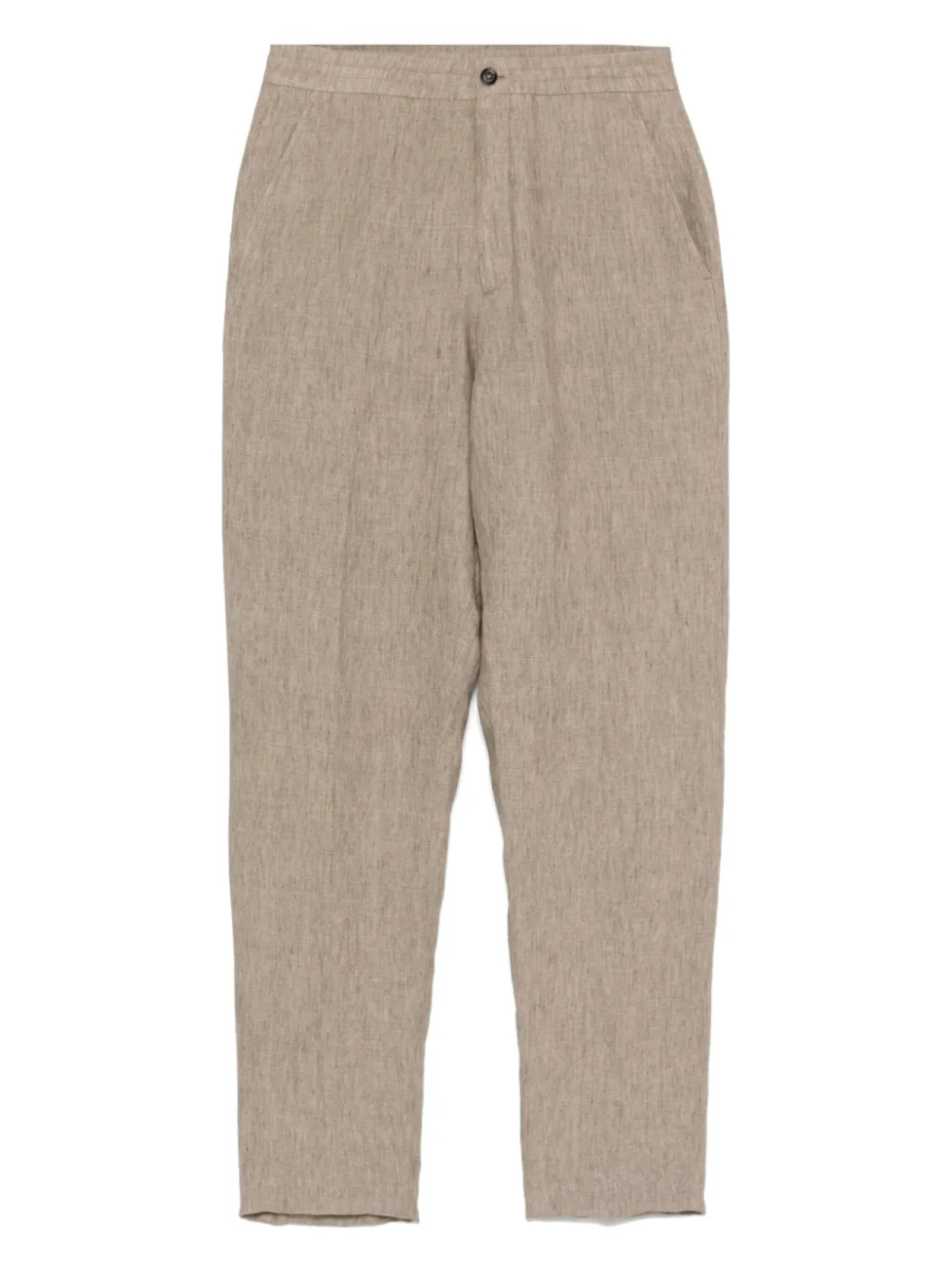 

Льняные брюки Zegna, коричневый