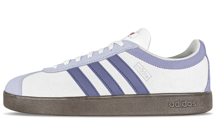 

Кроссовки adidas neo Vl Court Skateboarding Shoes Unisex Low-top White, цвет Light Lavender