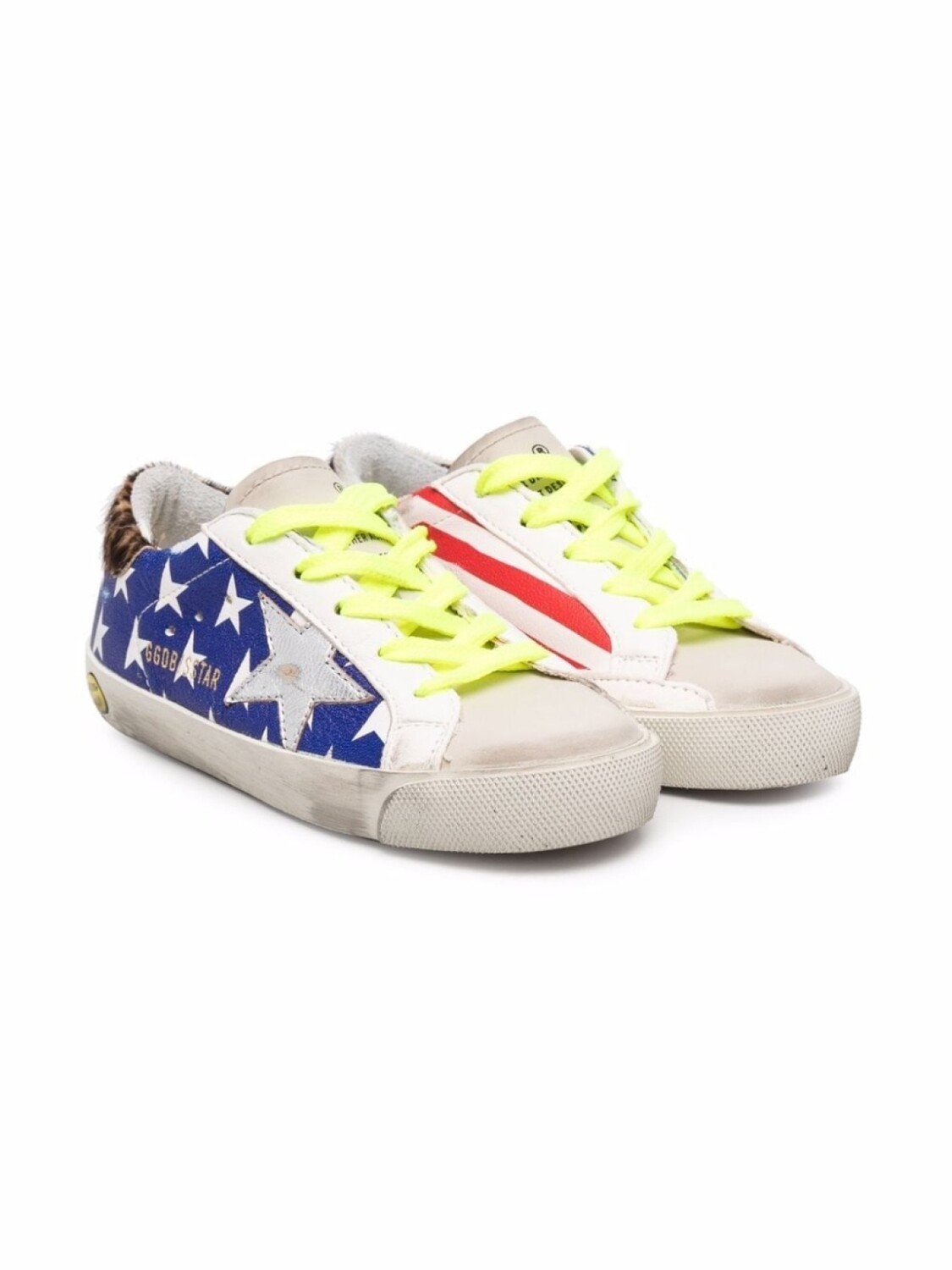 

Golden Goose Kids кеды на шнуровке, синий