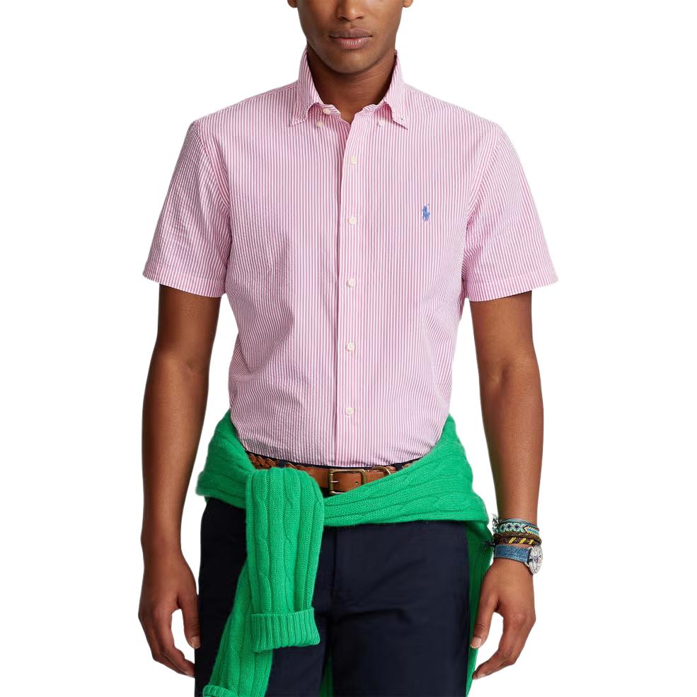 Polo Ralph Lauren Розовая мужская рубашка SS24