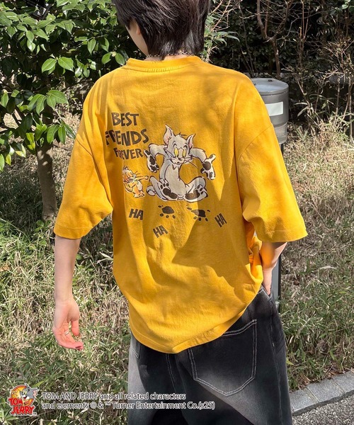 

Футболка унисекс с крупным принтом на спине, бренд ILL'S, цвет желтый