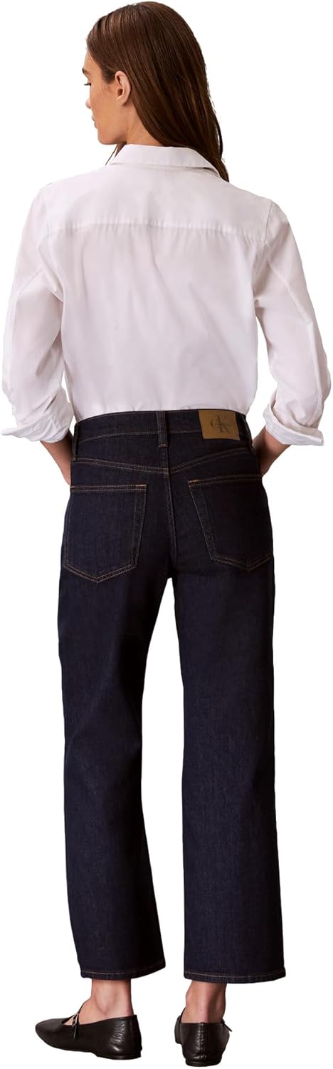 Женские джинсы Calvin Klein Bootcut с высокой талией, Rinse Wash — фото 2