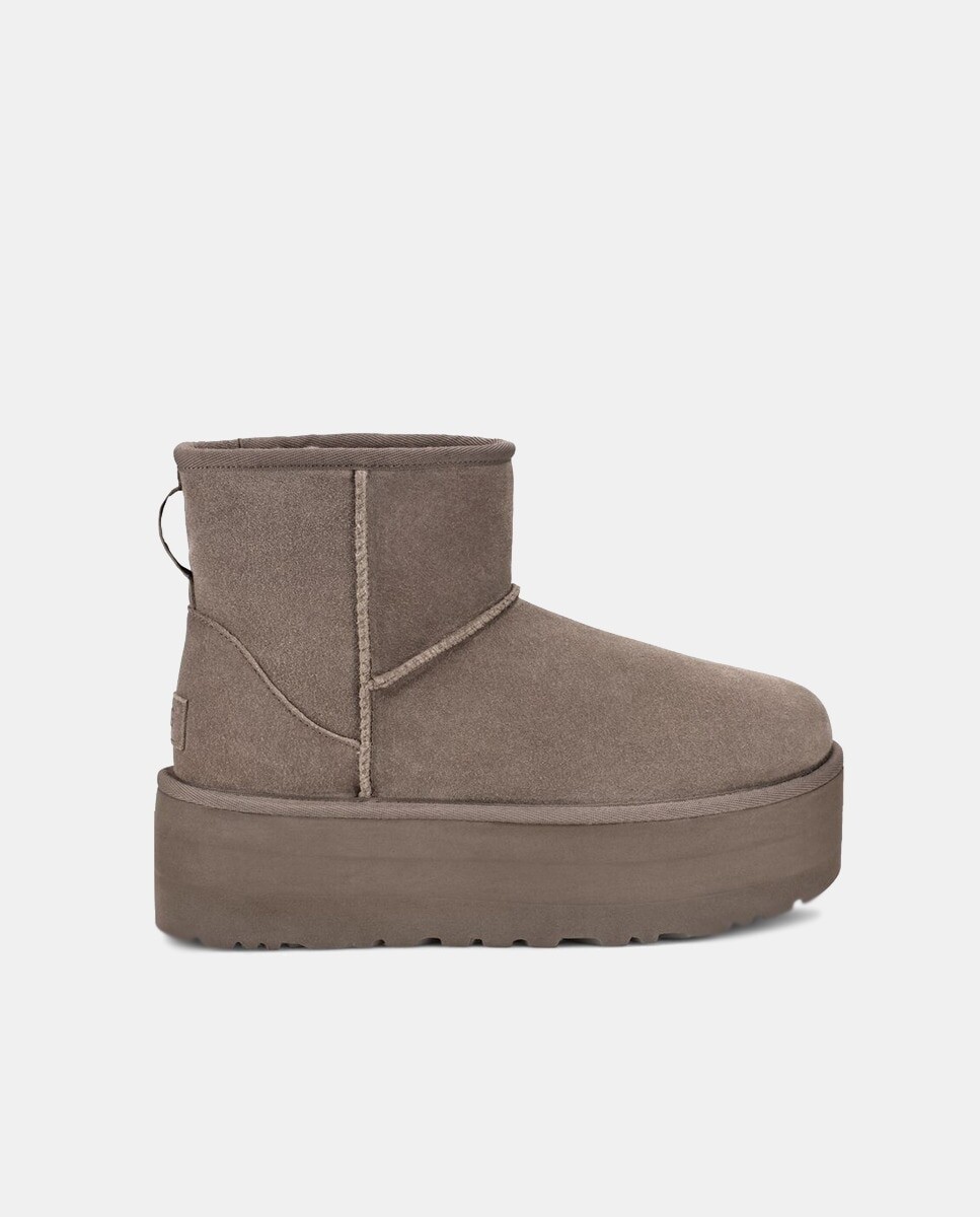 Угги женские UGG Classic Mini на платформе, серый