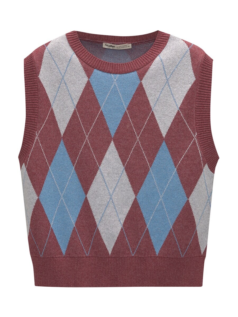 

Тонкий вязаный свитер Pull&Bear Sweater, красный