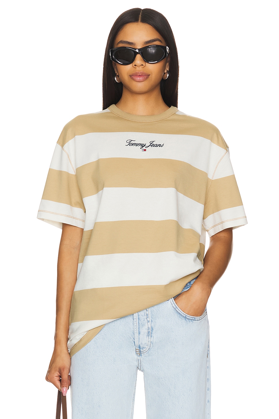 

Футболка в смелую полоску Tommy Jeans, мультиколор