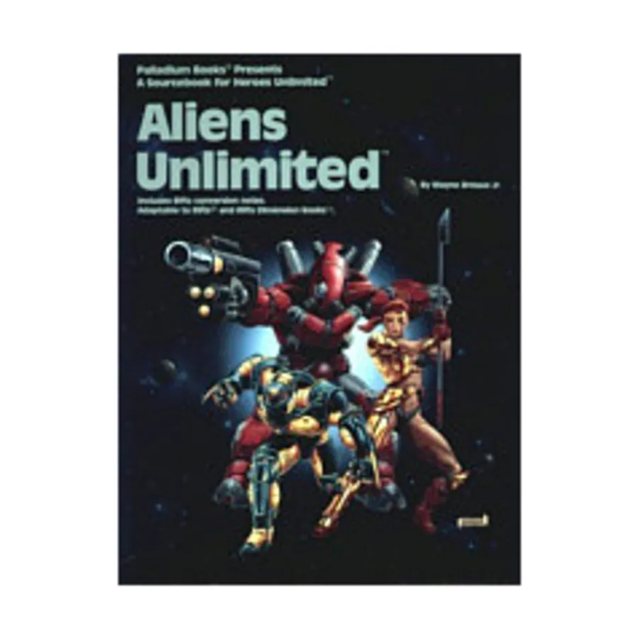 

Aliens Unlimited (1st Edition), Heroes Unlimited, мягкая обложка