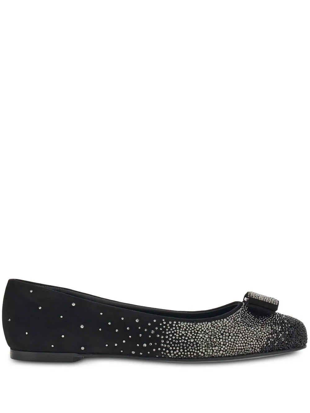 Ferragamo Vara Балетки с бантом Salvatore Ferragamo, черный
