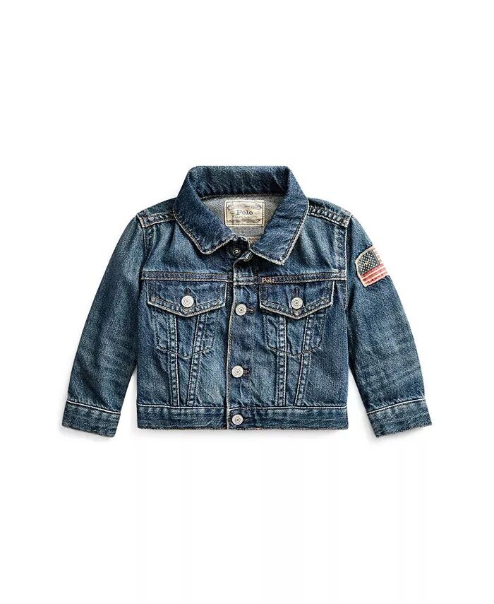 

Джинсовая куртка Trucker для мальчиков Polo Ralph Lauren, синий