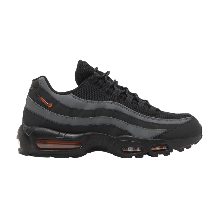 

Кроссовки Nike Air Max 95 'Black Grey Safety Orange', черный