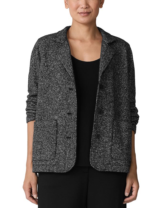 

Куртка с воротником-стойкой Eileen Fisher, серый