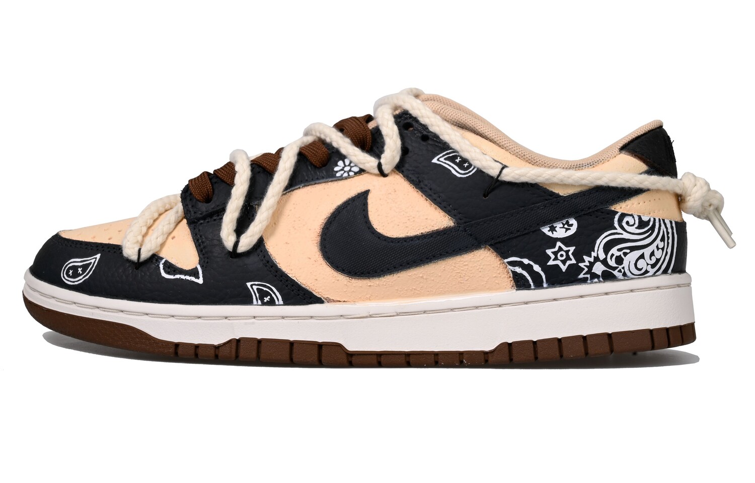 

Кроссовки Nike Dunk Skateboarding Shoes Men Low-top Brown/Blue, коричневый