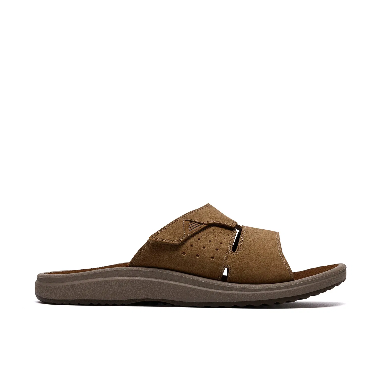 Сандалии Clarks Brinkley Slide с регулируемым ремешком, бежевый