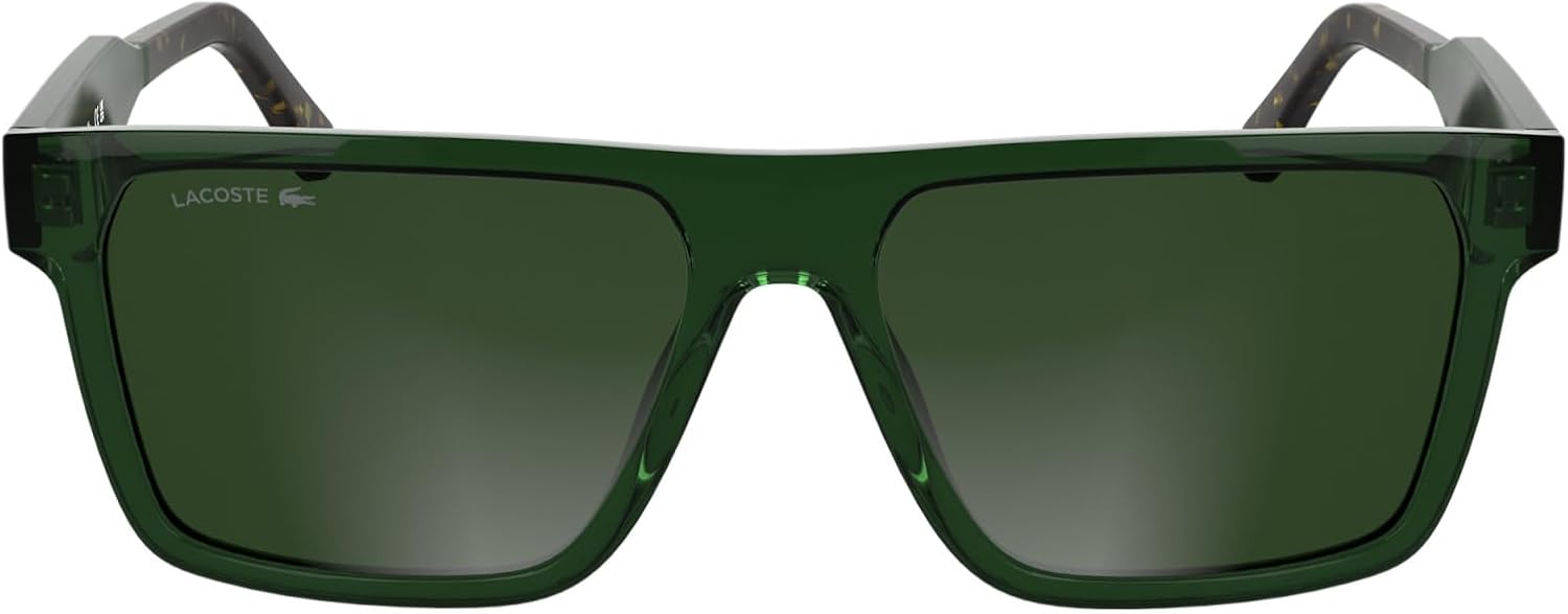 

Lacoste мужские солнцезащитные очки L6059S - прозрачный зеленый с линзами Solid Green