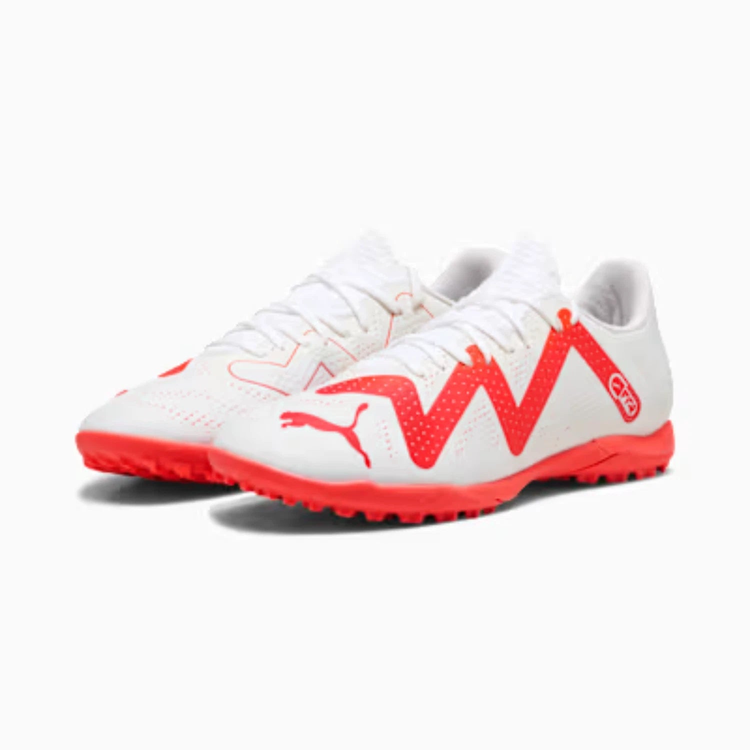 

Мужские кожаные футбольные бутсы PUMA Future Play Turf White Fire Orchid NIN1094