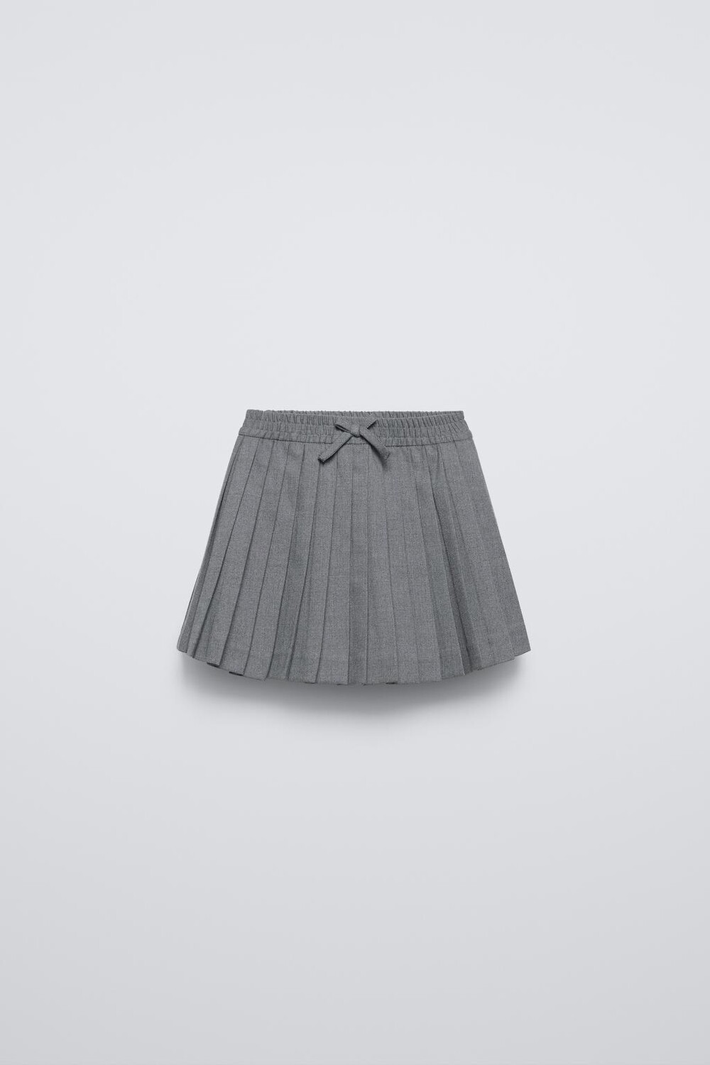 

Юбка с плиссировкой ZARA, серый