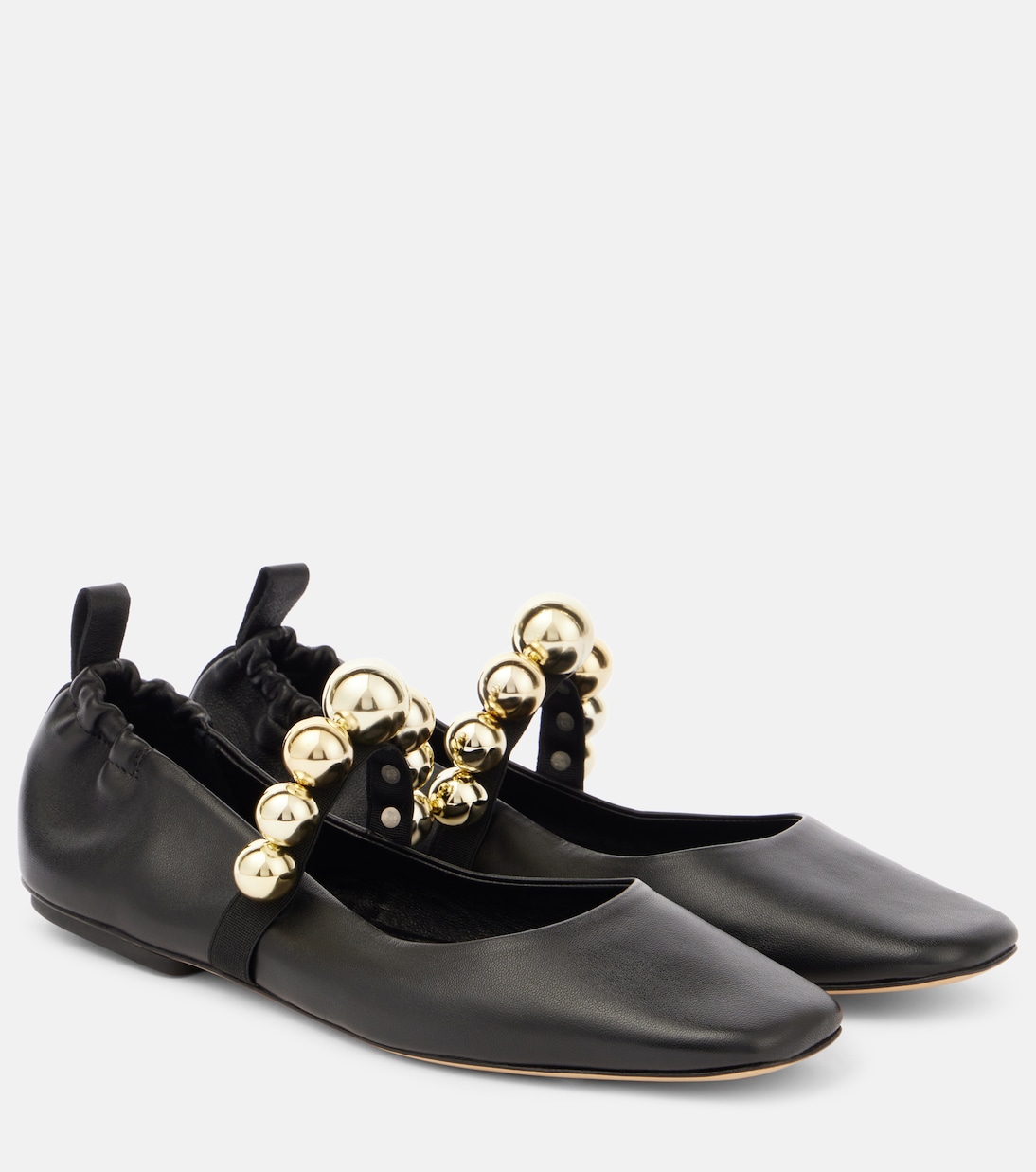 Туфли Мэри Джейн из кожи Flamenca Souliers Martinez, черный