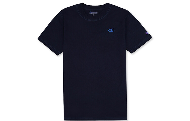 

Футболка мужская темно-синяя Champion, темно-синий