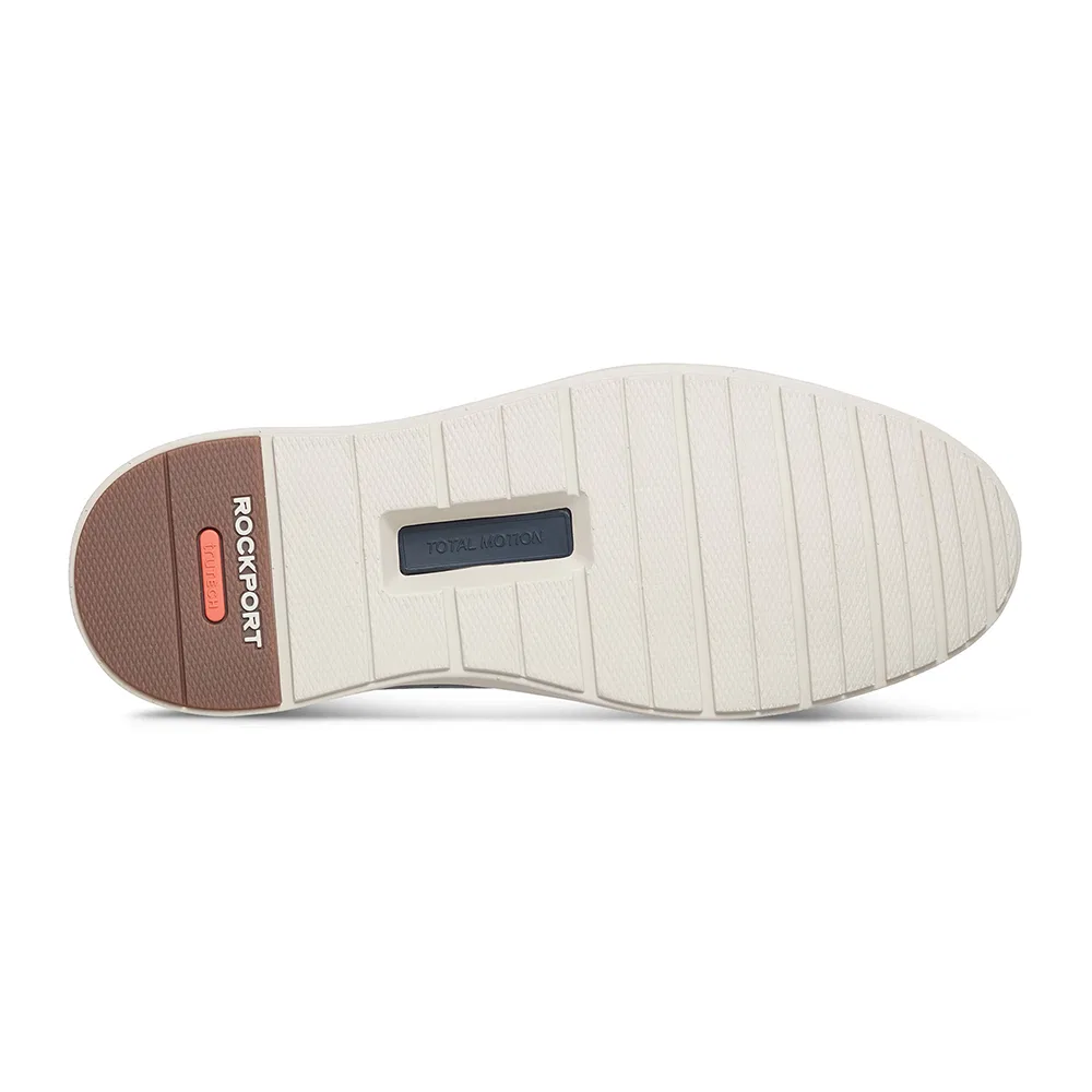 Мужские низкие кроссовки Rockport Total Motion Tarrent Lace to Toe, тёмно-синие — фото 4
