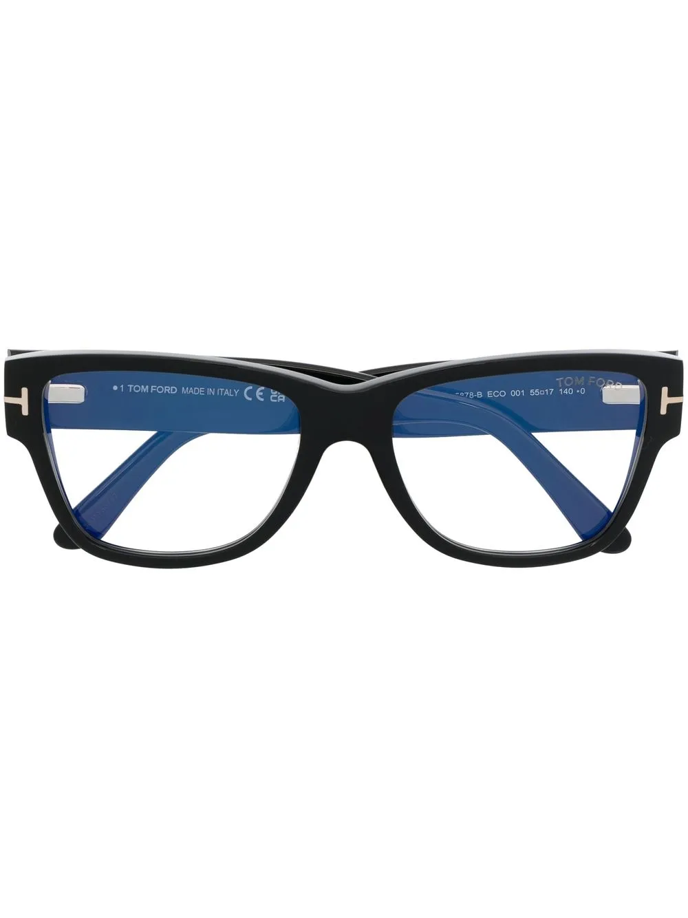 

Очки в оправе 'кошачий глаз' с логотипом TOM FORD Eyewear, черный