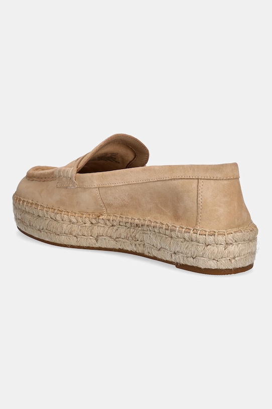 Замшевые эспадрильи Luize Loafer Lauren Ralph Lauren, бежевый — фото 3
