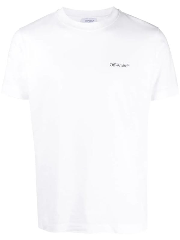 

Футболка с логотипом Scratch Arrow Off-White, белый