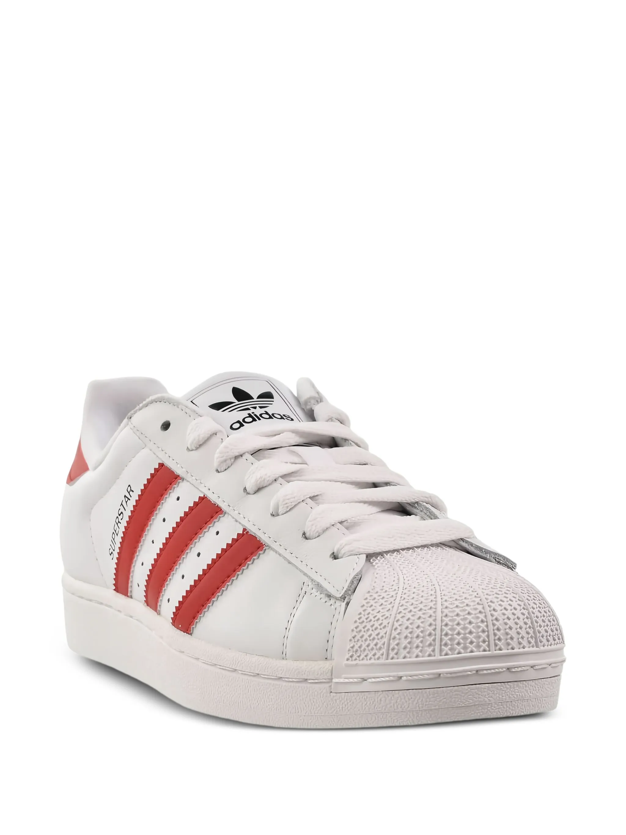 Кроссовки Superstar II Cloud White/Better Scarlet Adidas, белый — фото 2