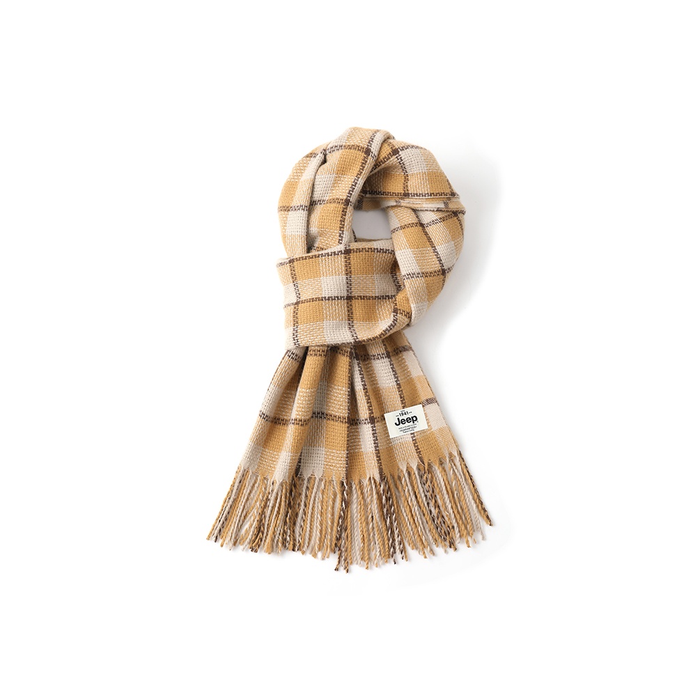 

Jeep Вязаный шарф унисекс, Light Yellow