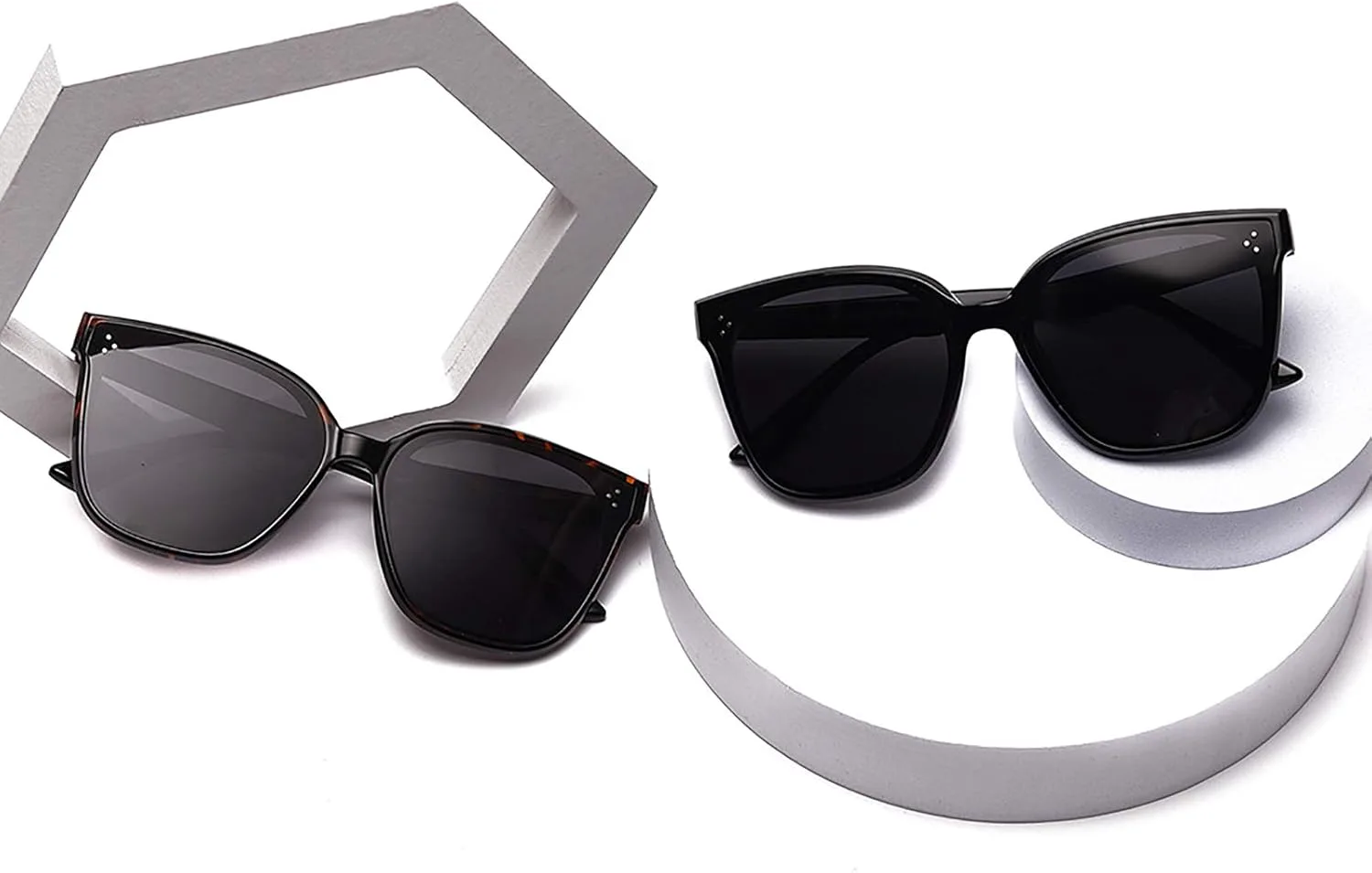 

Классические модные женские поляризованные солнцезащитные очки с оправой TR90 и защитой от УФ-излучения UV400, мужские солнцезащитные очки (цвет: A) generic, B