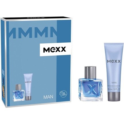 Парфюмерный набор для мужчин Mexx Man Gift Set Eau de Toilette 30ml and Shower Gel 50ml — фото 2