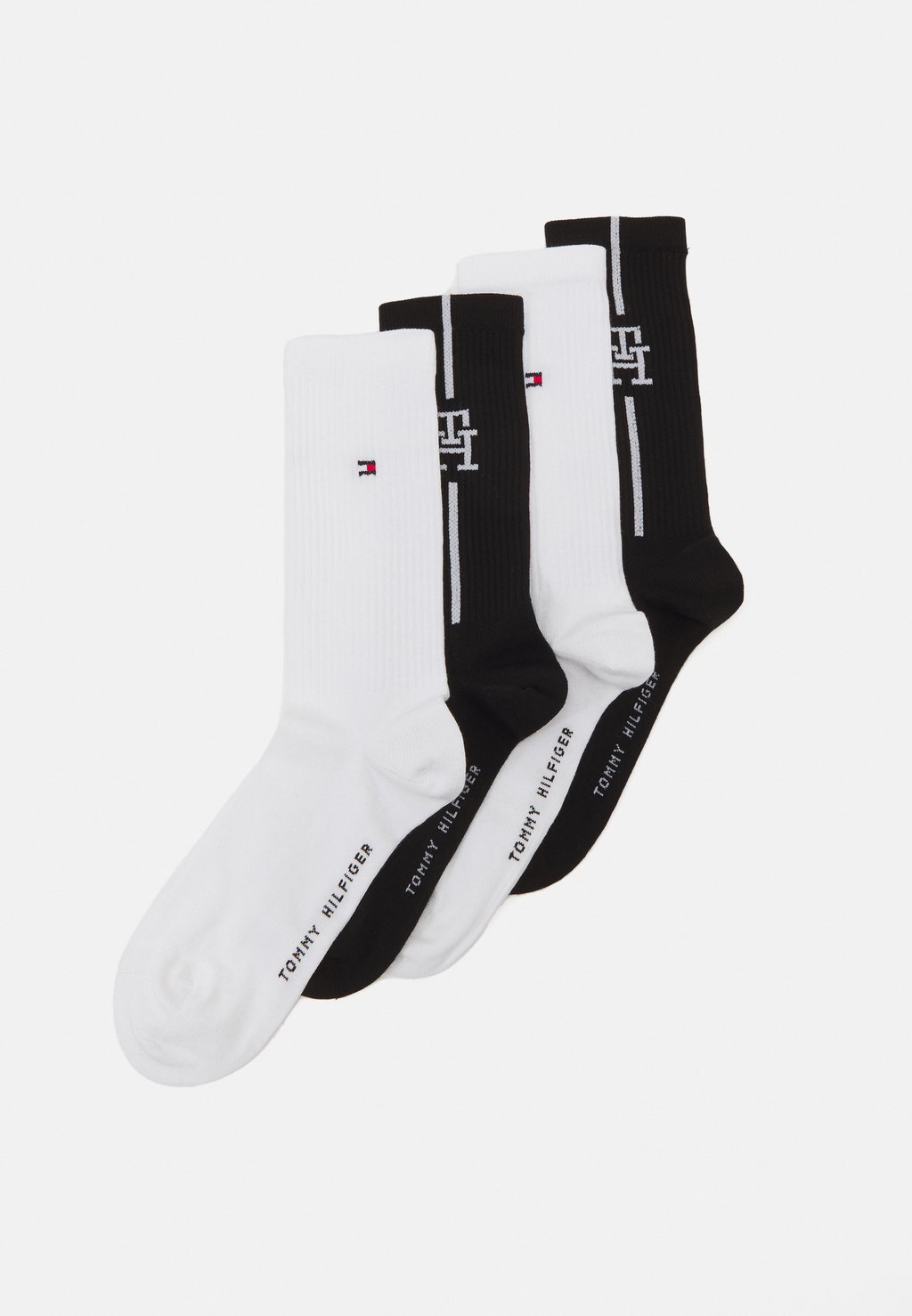 

Носки MEN SOCK MONOGRAM ECOM 4 PACK Tommy Hilfiger, черный