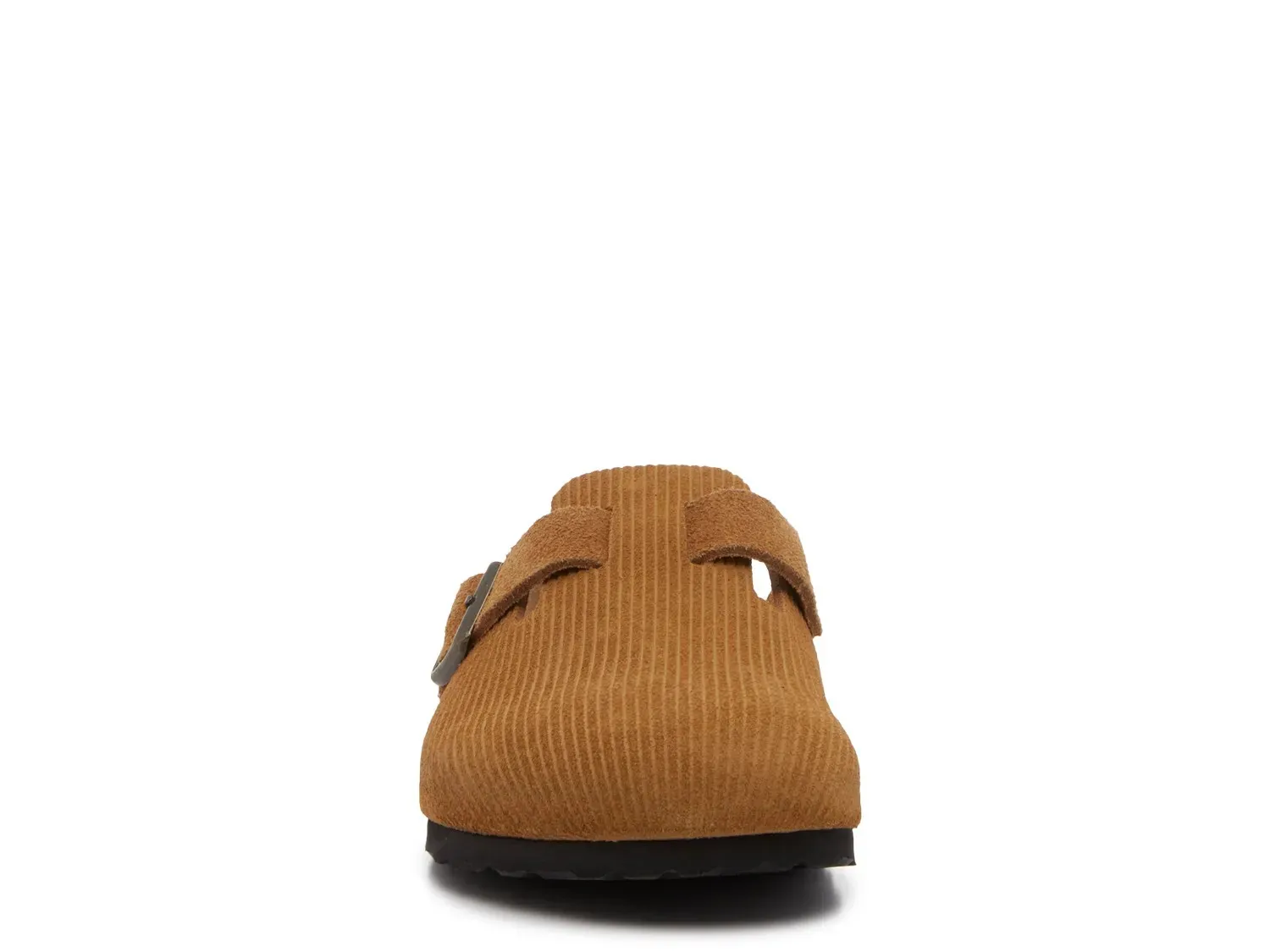 Birkenstock Boston Corduroy Clog - мужские, светло-коричневая замша — фото 2